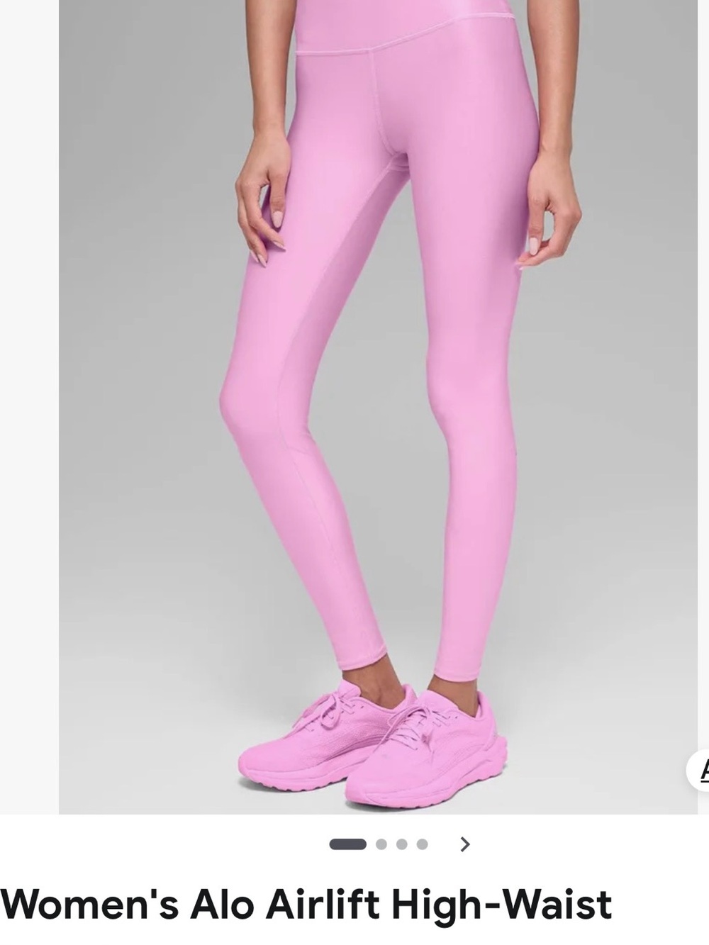 ALO Yoga Airlift High-Waist Legging in Light Pink